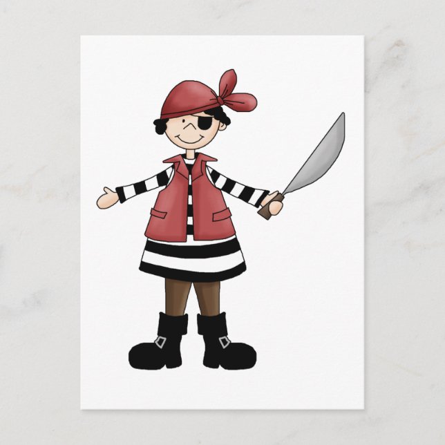 Postal Piratas ・ Piratas #2 (Anverso)