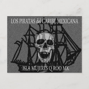 Postal PiratasDelCaribeMexicana