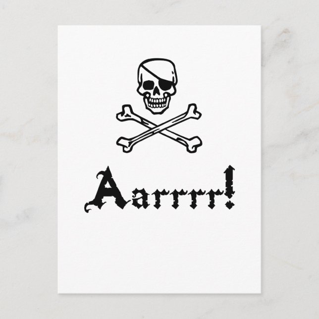 Postal Pirate Arrrr (Anverso)