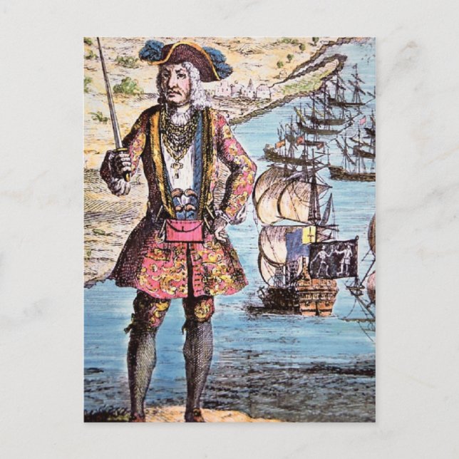 Postal Pirate Black Bart (Anverso)
