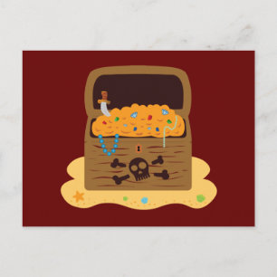 Postal Pirate Booty Treasure Chest