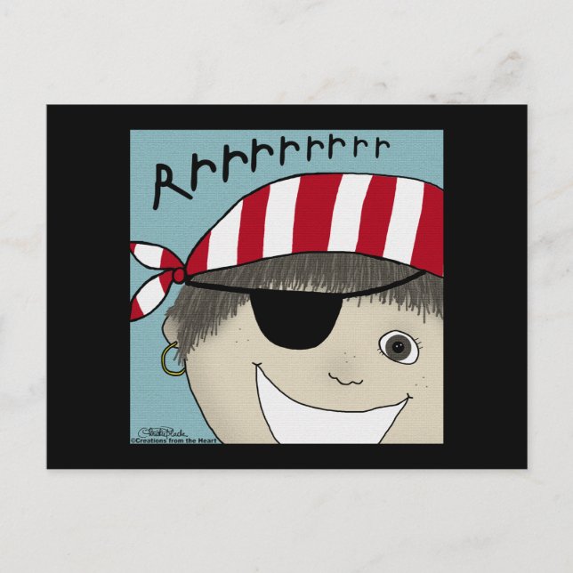 Postal Pirate Boy Rrrrrr (Anverso)