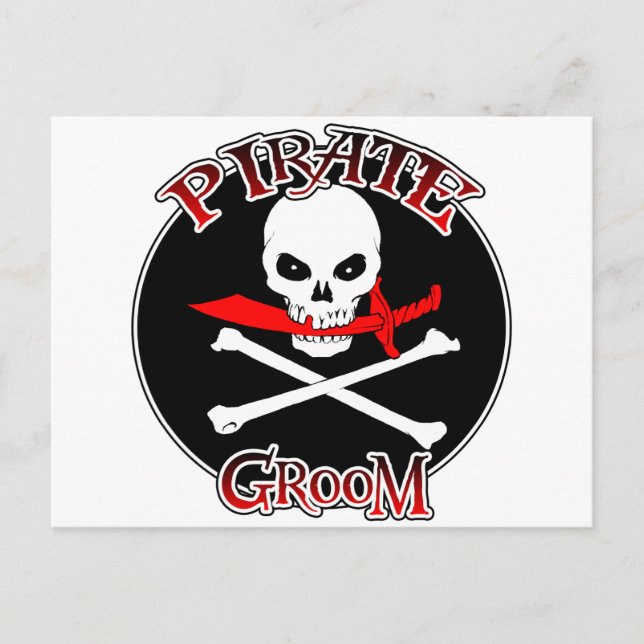 Postal Pirate Groom (Anverso)