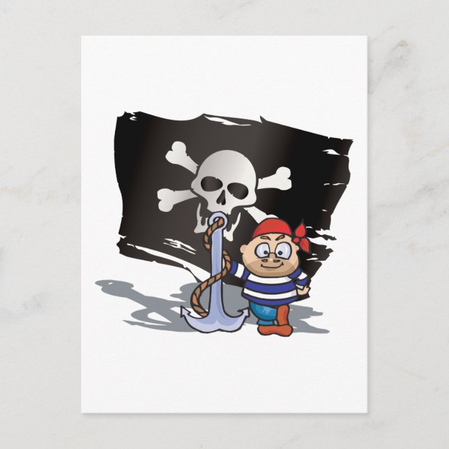 Postal Pirate Kid (Anverso)