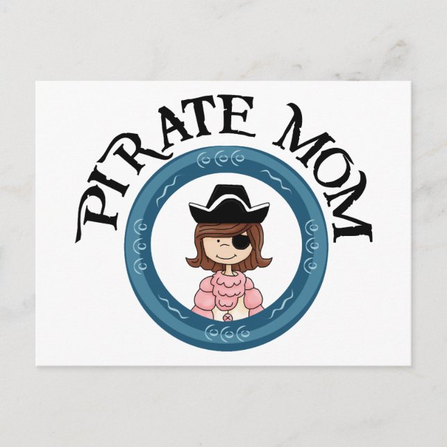 Postal Pirate Mom (Anverso)