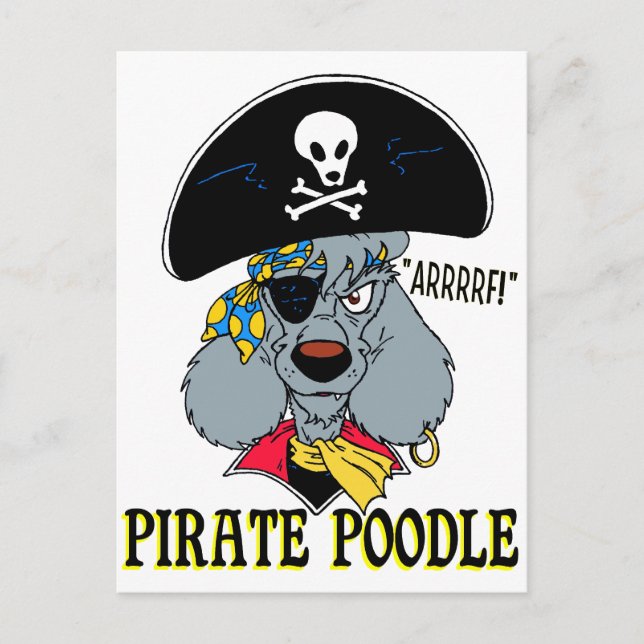 Postal Pirate Poodle (Anverso)