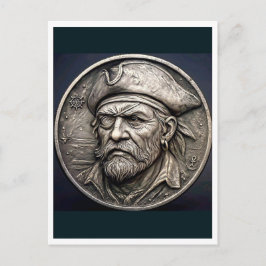 Postal Pirate. Postcard