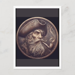 Postal Pirate. Postcard