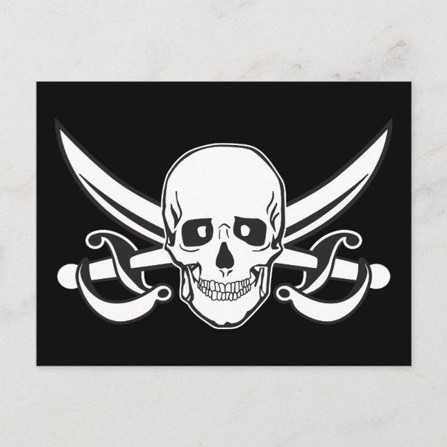 Postal Pirate Skull (Anverso)