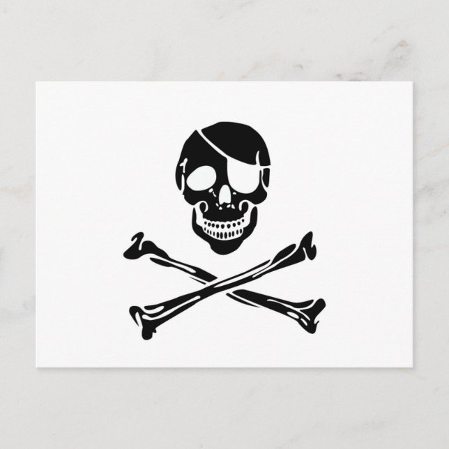 Postal Pirate Skull (Anverso)