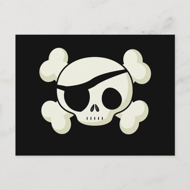 Postal Pirate Skull (Anverso)