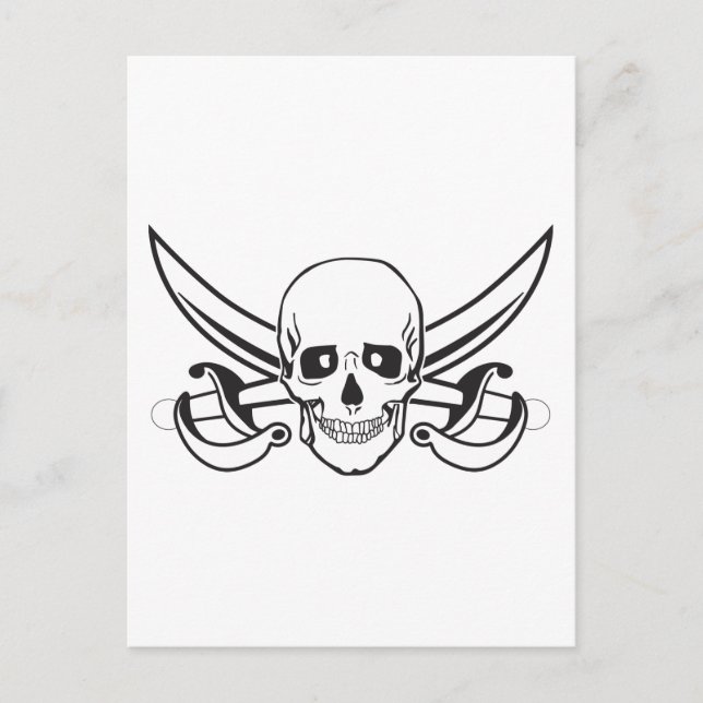 Postal Pirate Skull (Anverso)
