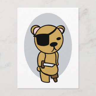 Postal Pirate Teddy Bear