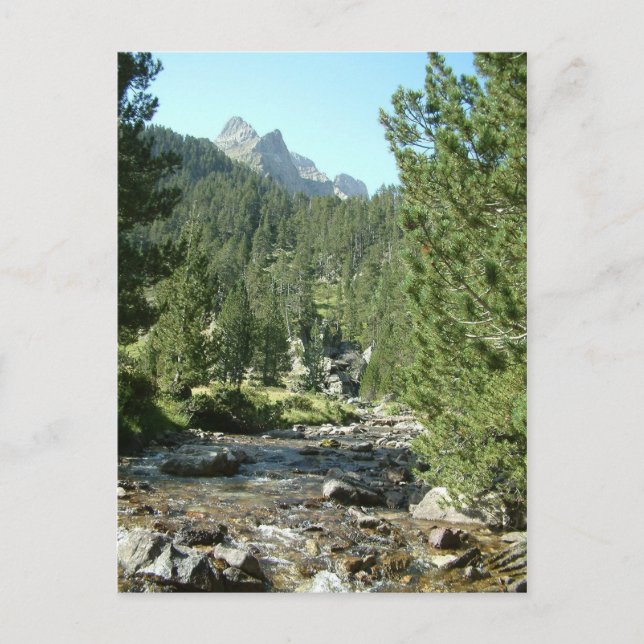 Postal Pirineos España (Anverso)