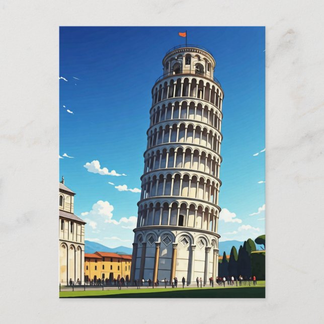 Postal Pisa Italia (Anverso)