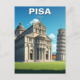 Postal Pisa Italia Viaje Piazza dei Miracoli