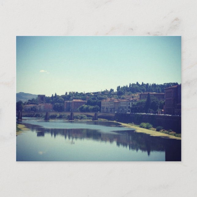 Postal Pisa y el río (Anverso)