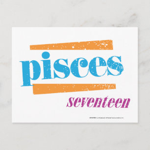 Postal Pisces Aqua
