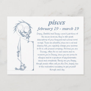 Postal Pisces [ - BitchScope - ] Postcard