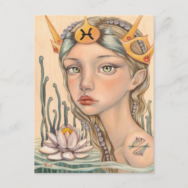 Postal Pisces Chica (Anverso)