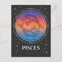 Pisces Dreams Colorful Celestial Pisces Zodiac