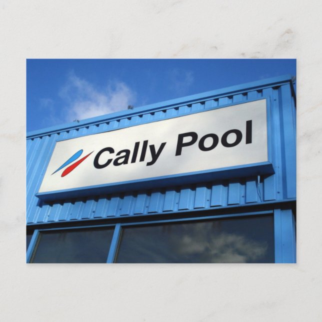 Postal Piscina de Cally (Anverso)