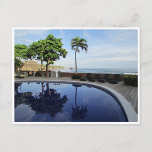 Postal piscina de complejos turísticos