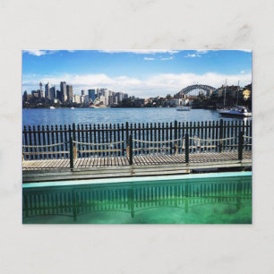 Postal piscina del puerto de sydney