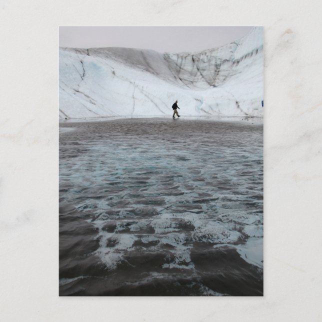 Postal Piscina glacial (Anverso)