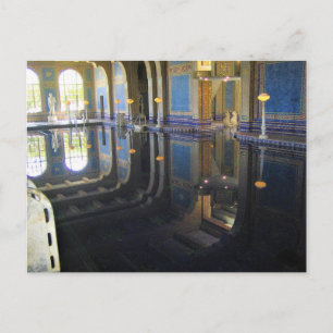 Postal Piscina romana en el Castillo Hearst, California