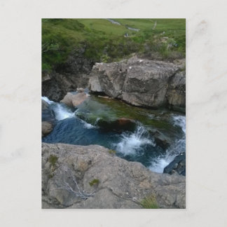 Postal Piscinas de hadas, Isla de Skye, Escocia