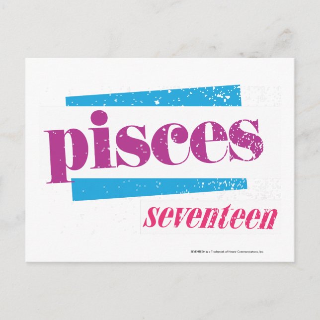 Postal Piscis púrpuras (Anverso)