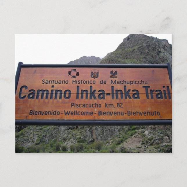 Postal pista de inka (Anverso)