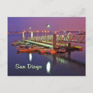 Postal Pista de la bahía de San Diego