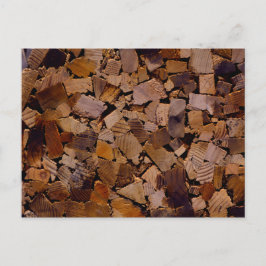 Postal Pista de madera rústica de madera grano patrón de