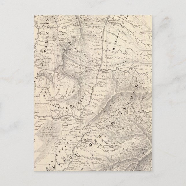 Postal Pista de mapa, misiones de control, institución je (Anverso)