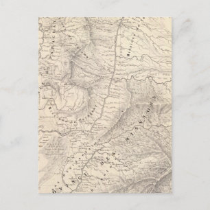 Postal Pista de mapa, misiones de control, institución je