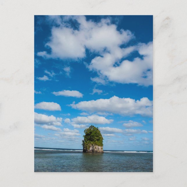 Postal Pista De Mar Rodeada Por El Océano (Anverso)