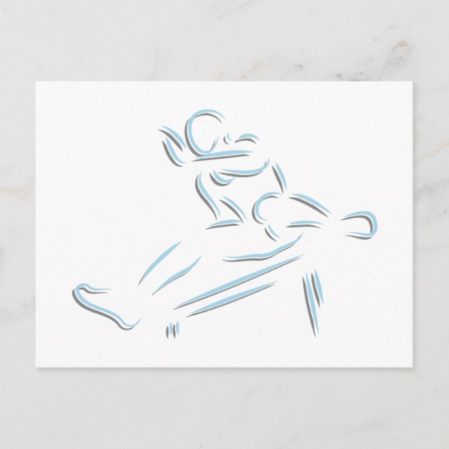 Postal Pista y campo (Anverso)