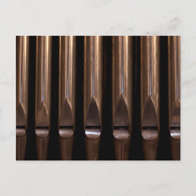 Postal Pistas de órganos (Anverso)