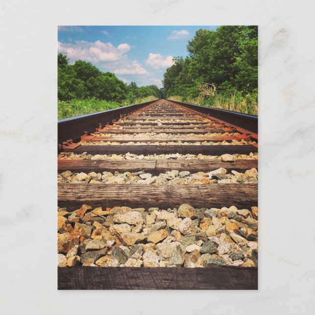 Postal Pistas ferroviarias (Anverso)