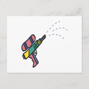 Postal Pistola de agua