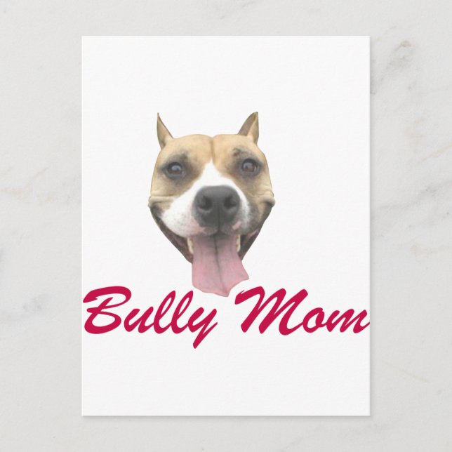 Postal Pit Bull Smile Bully Mom (Anverso)