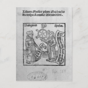 Postal Pitágoras y música