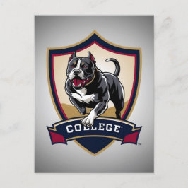 Postal Pitbull en la universidad: Logo