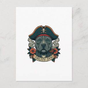 Postal Pitbull Salty Dog