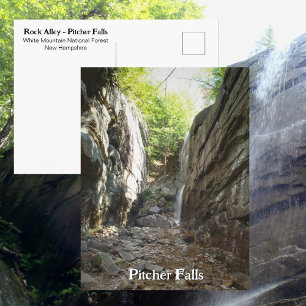 Postal Pitcher Falls Rock Alley White Mountains NH