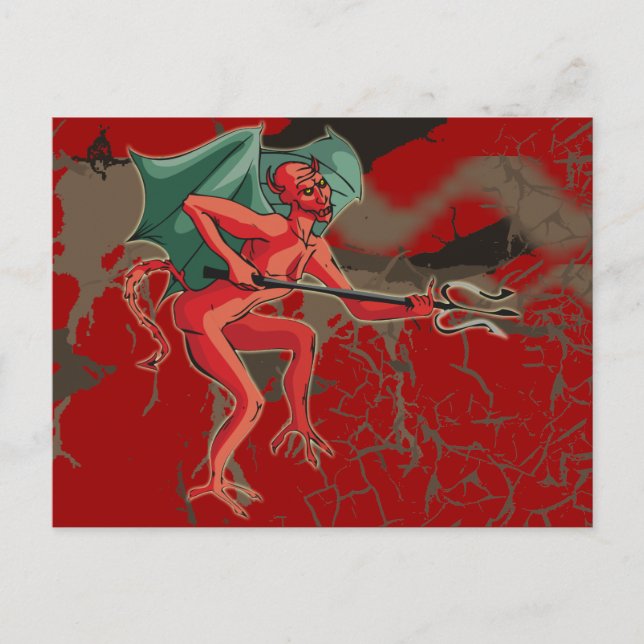 Postal Pitchfork Devil (Anverso)