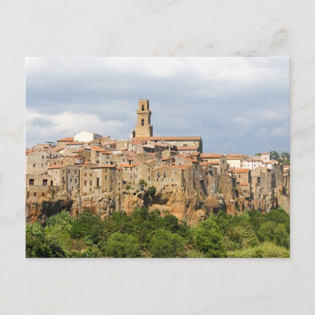 Postal Pitigliano, Toscana, Italia (Anverso)
