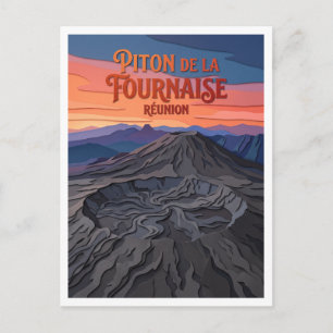 Postal Piton de la Fournaise Sainte-Rose Réunion